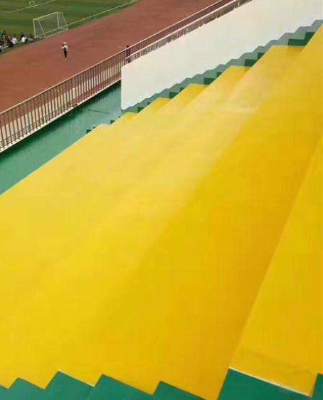 黄平球场台阶翻新修补改造